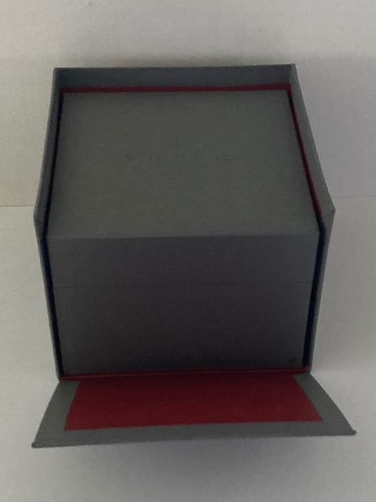Michele Gray Watch Box/Cushion/Polishing Cloth/Manual/Warranty Card/NEVER USED!! main image 12